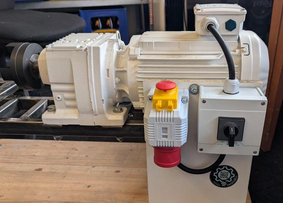 Motor des Filamentschredders